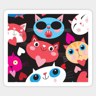 Love cats Sticker